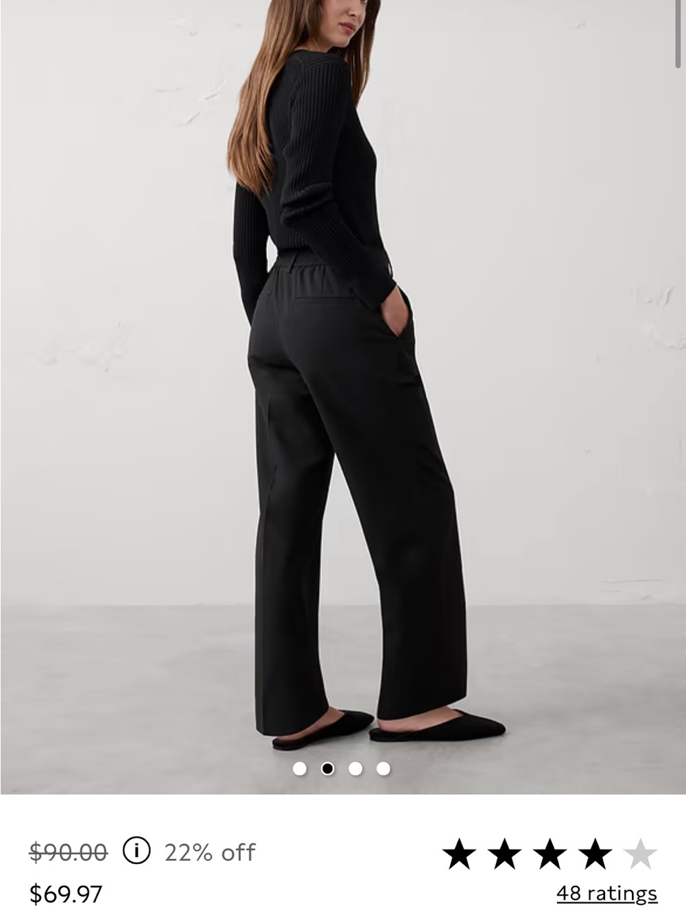 Banana Republic Factory XXL black trousers
